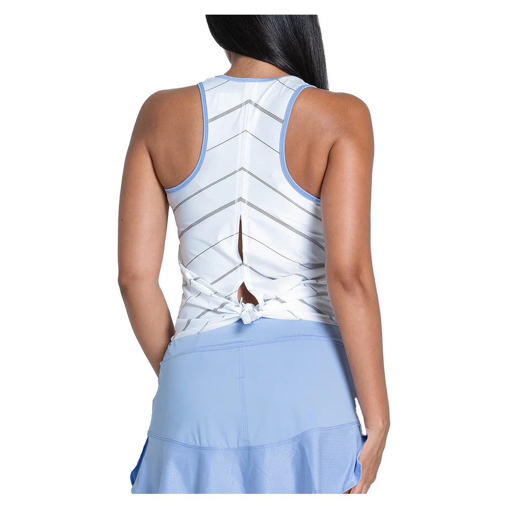 Women's Love Tie Back Tank Baby Lavender