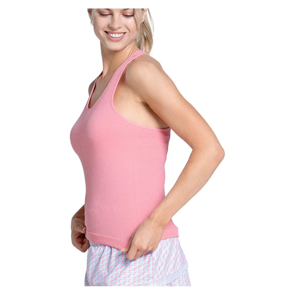 Women's Seamless Scoop Neck Tank with Bra