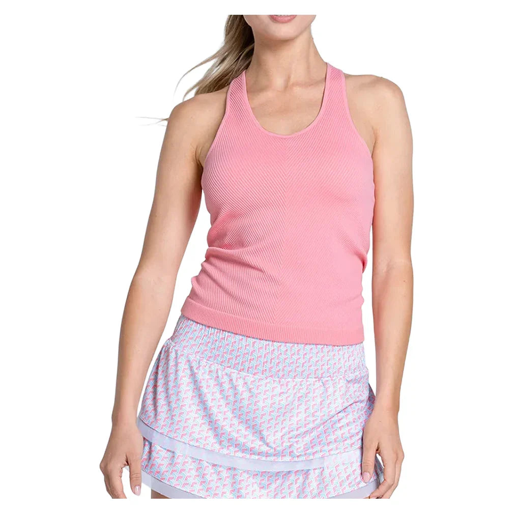 Women's Seamless Scoop Neck Tank with Bra