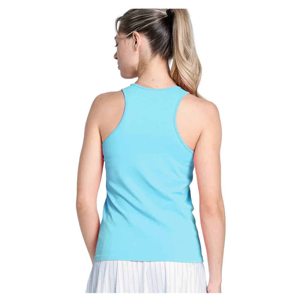 Women's Seamless High Neck Tank with Bra Bahama