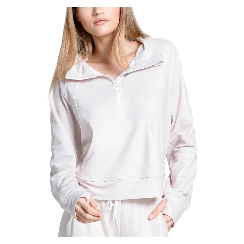 Women's Renew Heather 1/4 Zip Long Sleeve Top