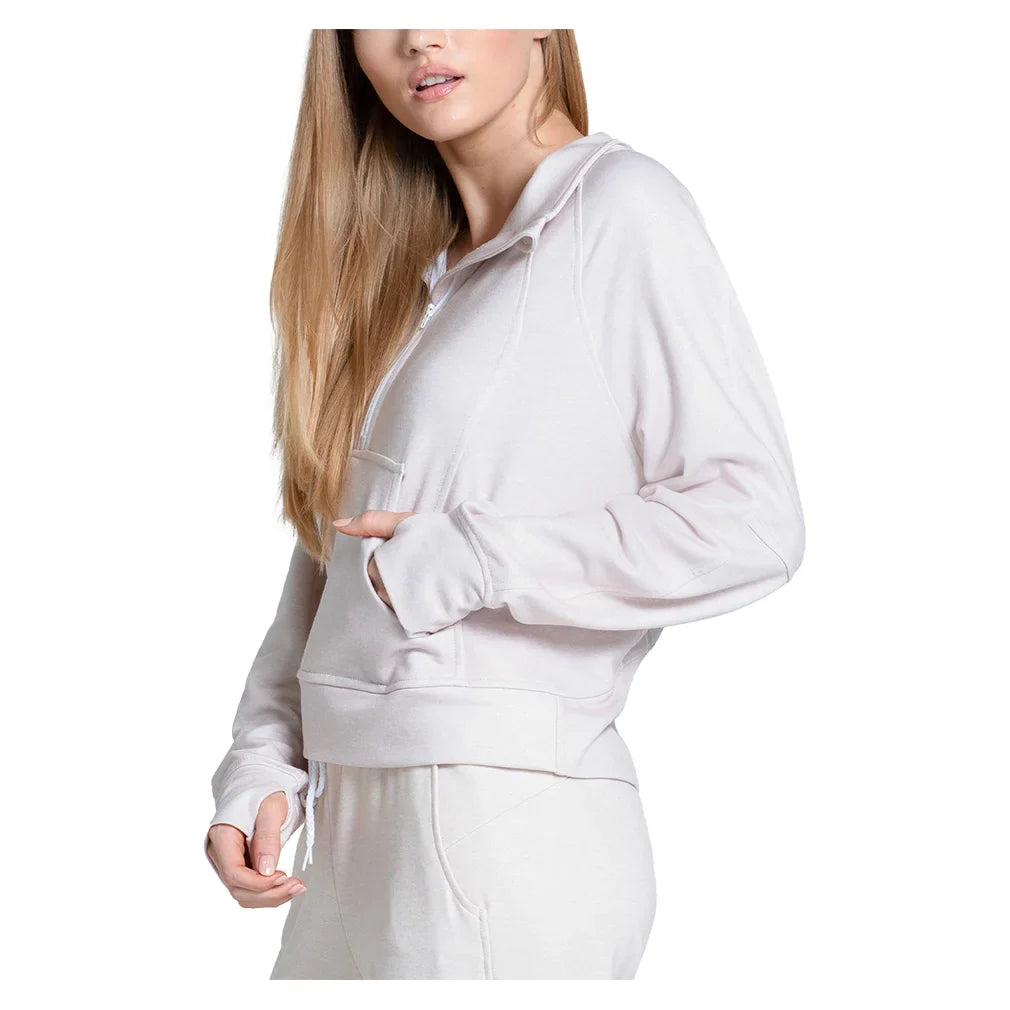 Women's Renew Heather 1/4 Zip Long Sleeve Top