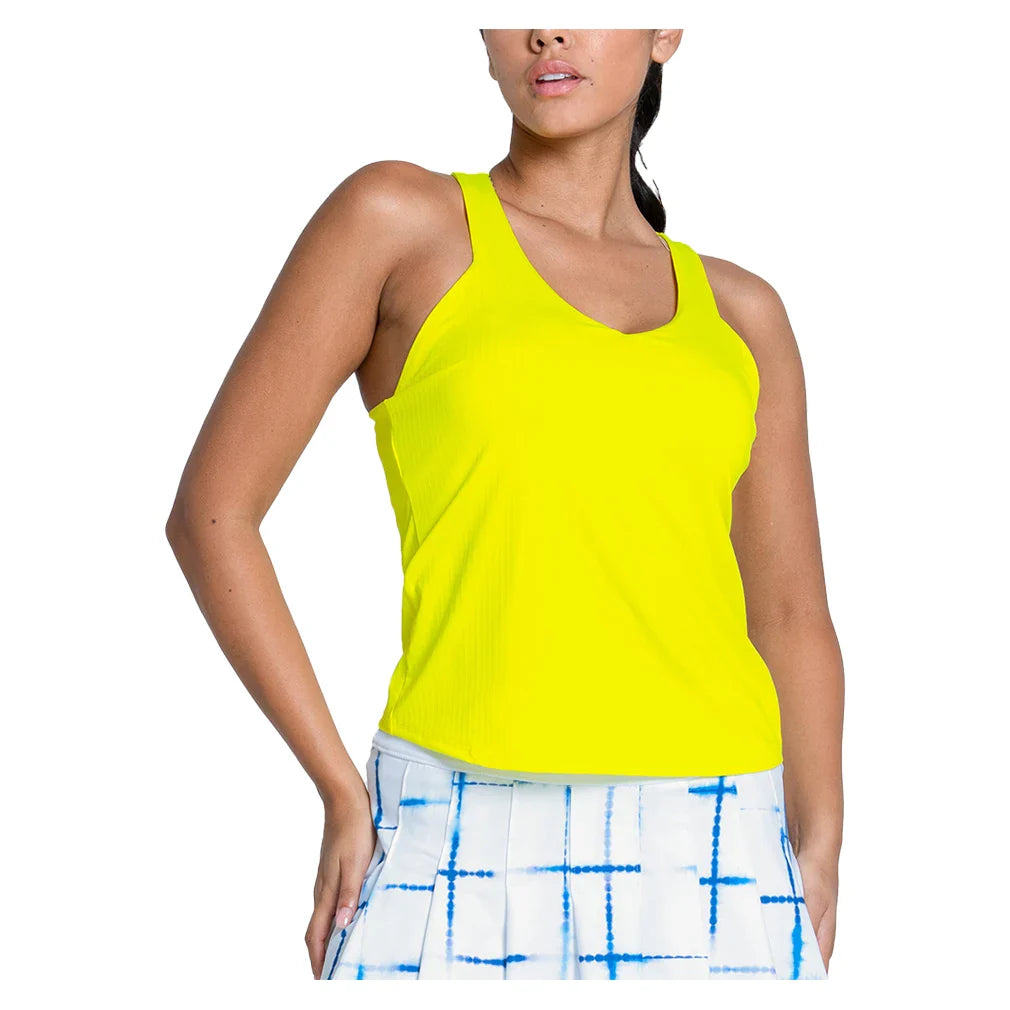 Women's Club House Tank with Bra Yellow