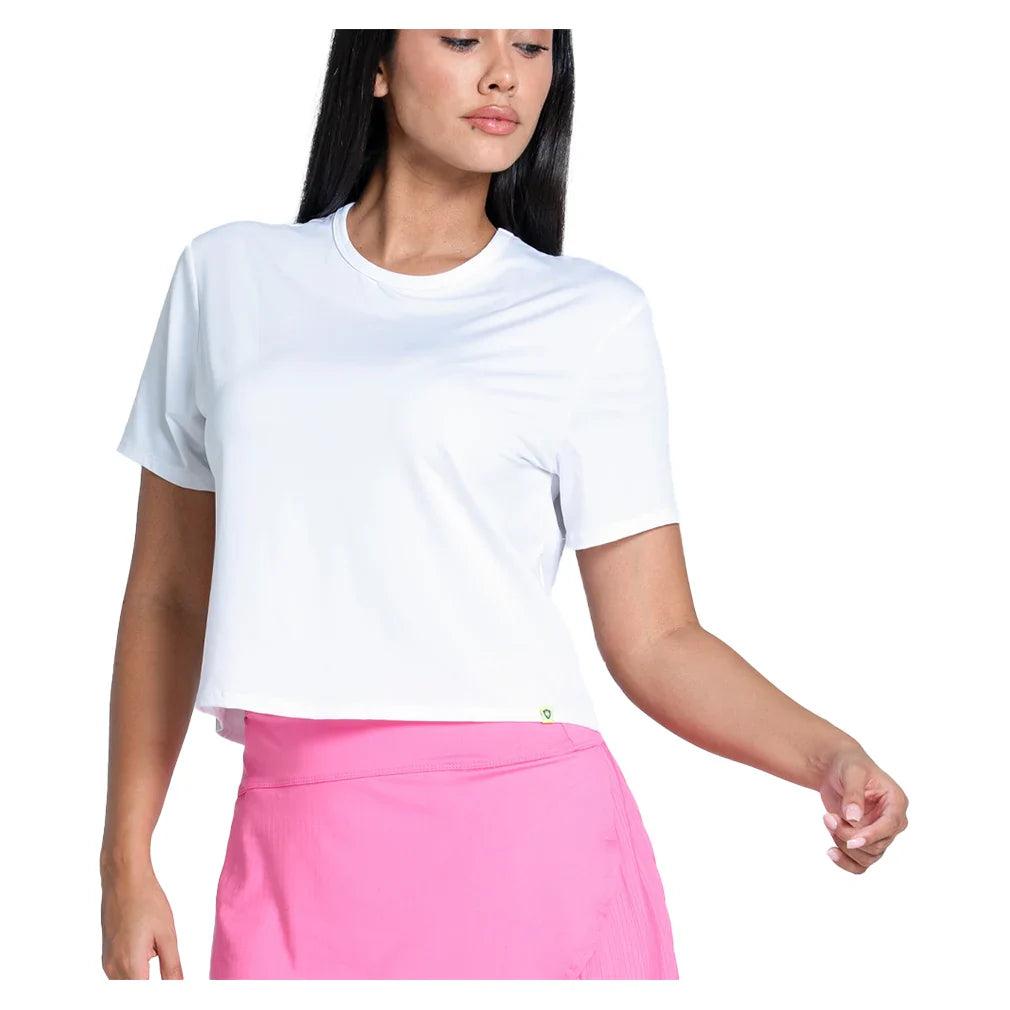 Women's LUV Power Box Top White