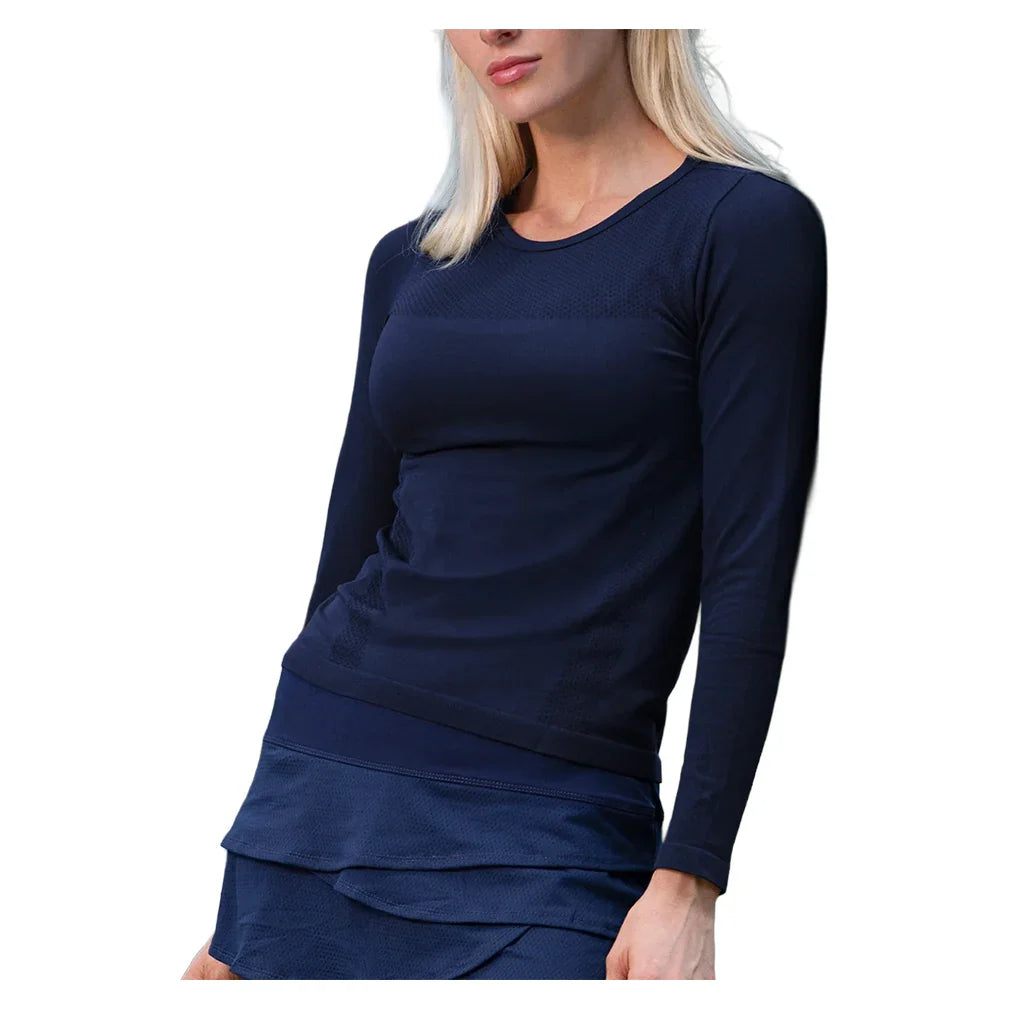 Women`s Seamless Long Sleeve Court Top