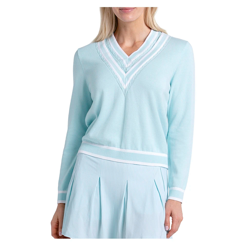 Women's Victory V-Neck Sweater Wave