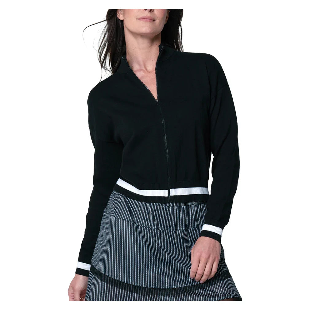 Women`s Rally Mock Neck Cardigan