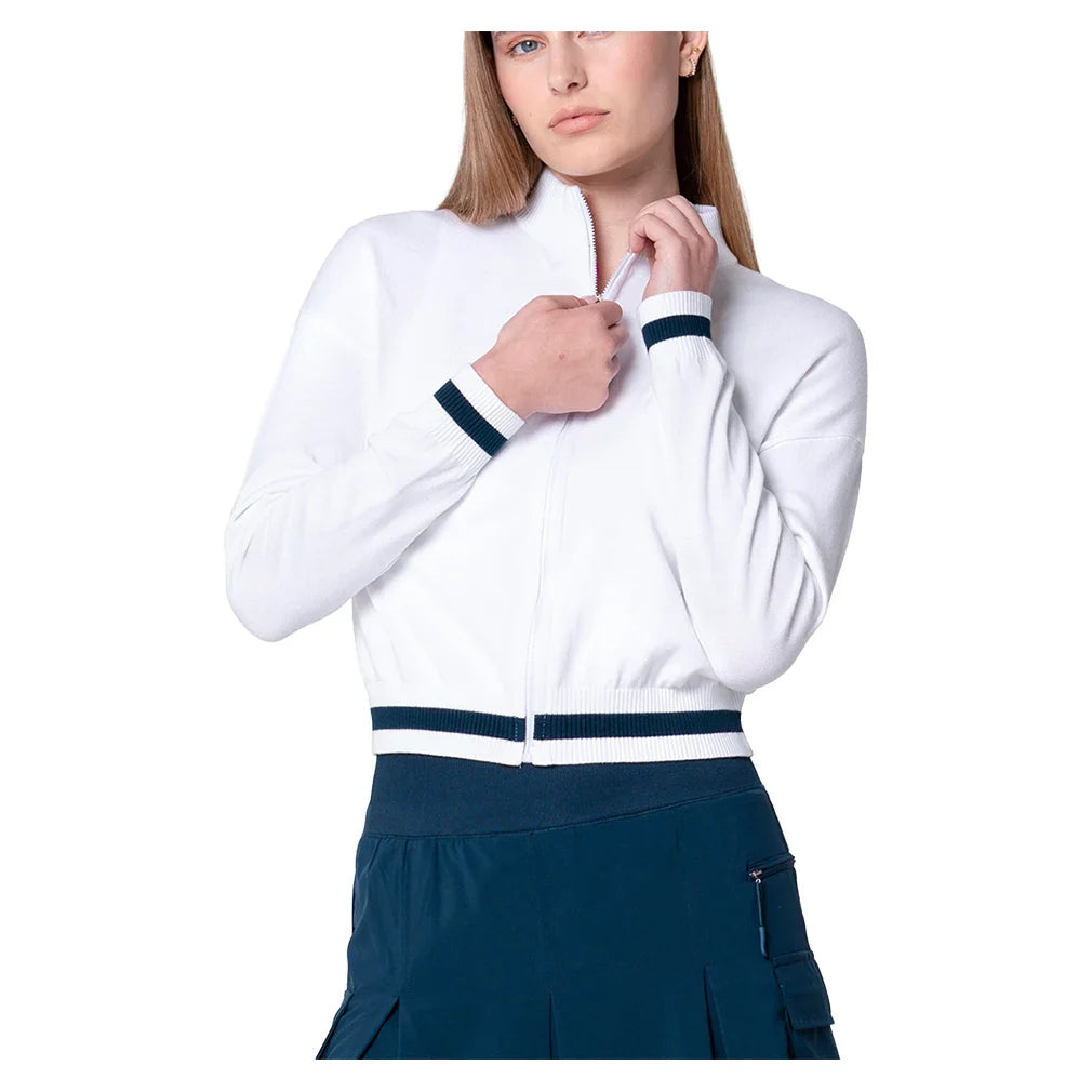 Women`s Rally Mock Neck Cardigan