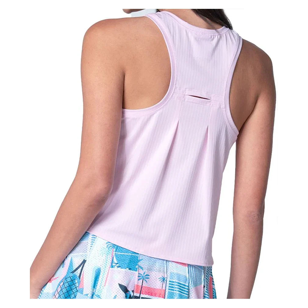 Women's Goddess Hip Fit Tank Pink Sand