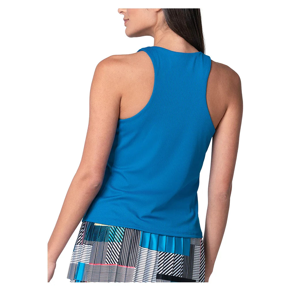Women's Clubhouse Tank with Bra Electric Blue