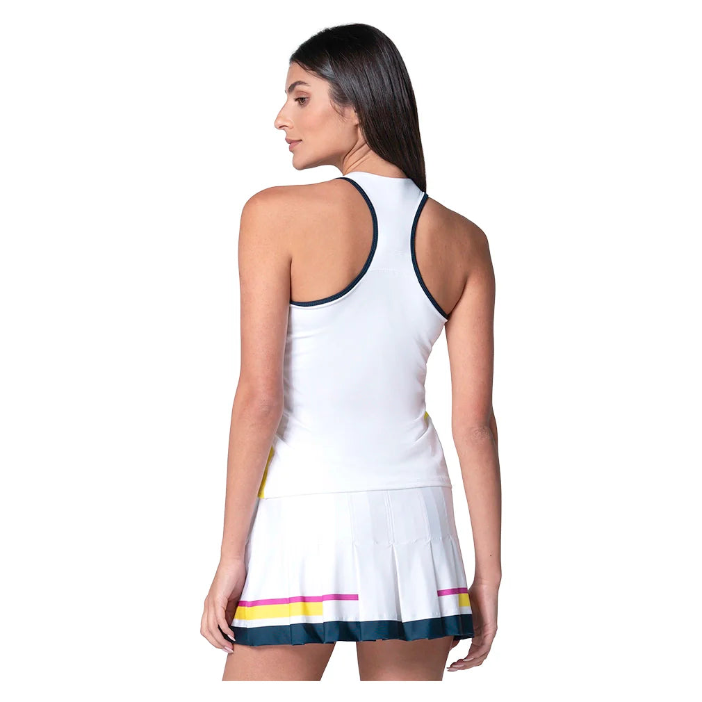 Women's Love Bound Tank with Bra White