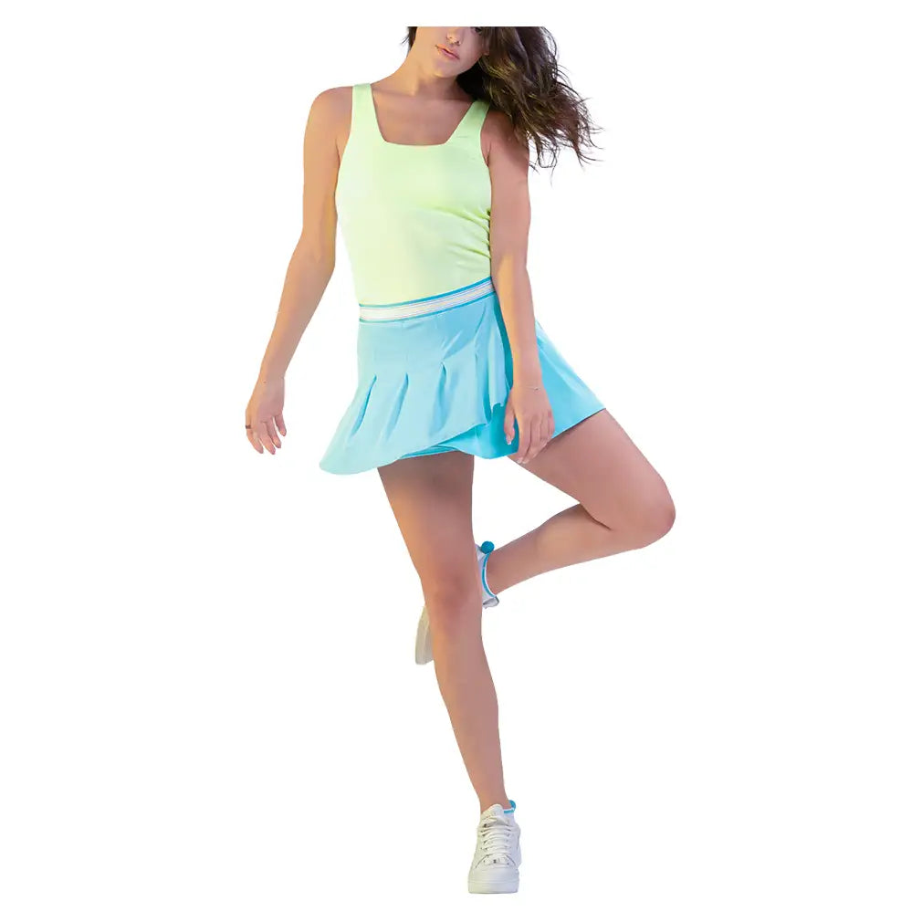Women's Squared Up Tank Lemon Frost