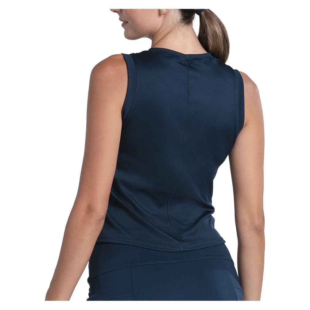 Women's Hip Fit Rib Muscle Tank