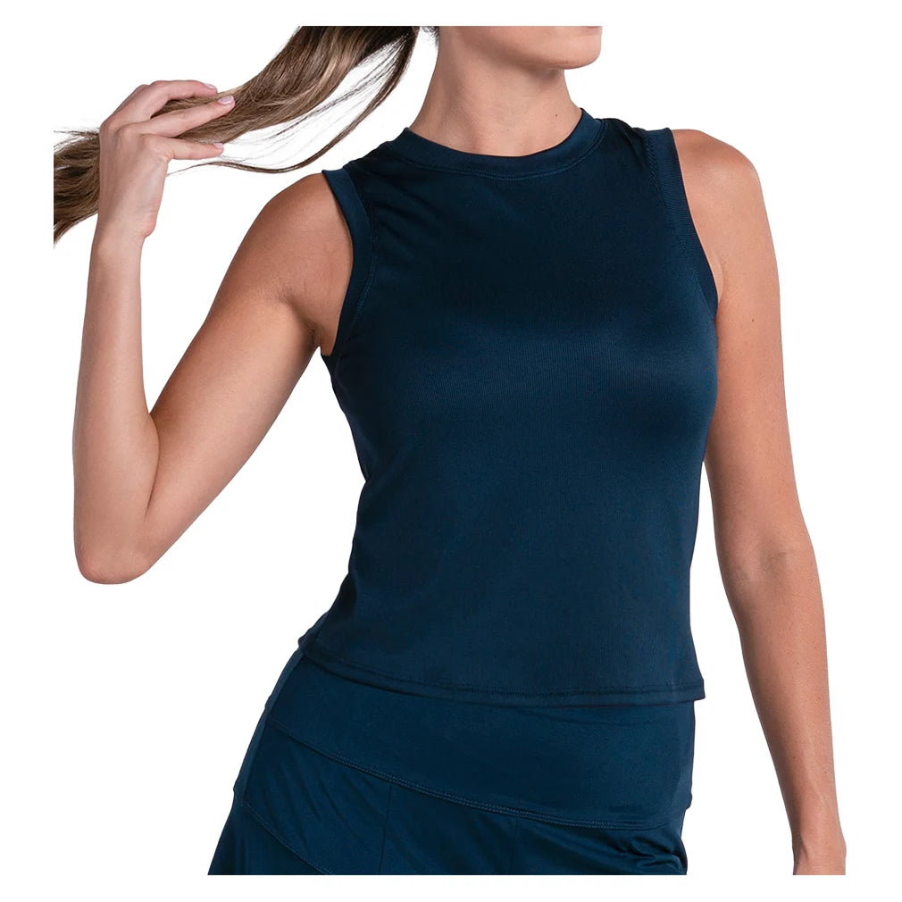 Women's Hip Fit Rib Muscle Tank