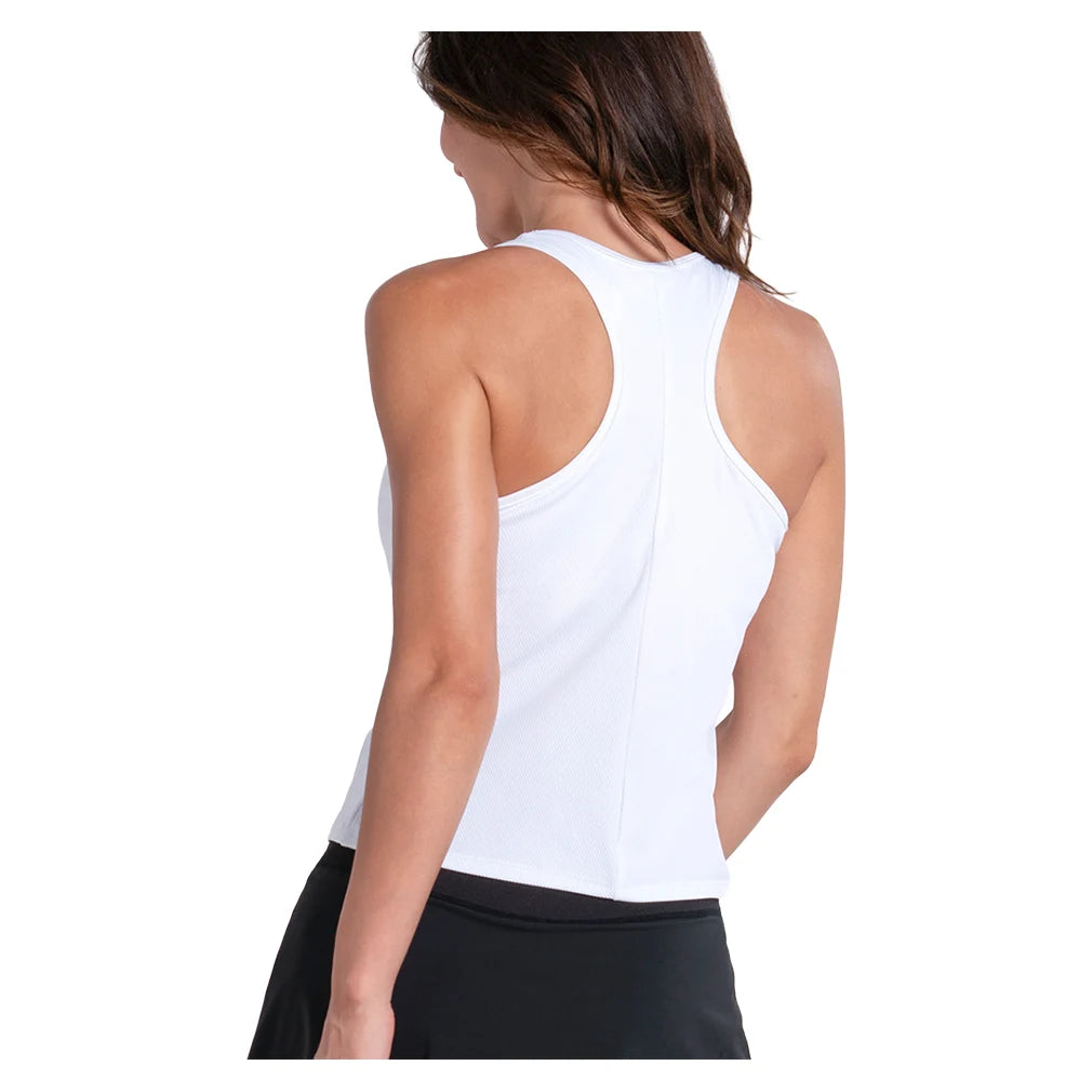 Women's Scoop Neck Rib Tank with Bra