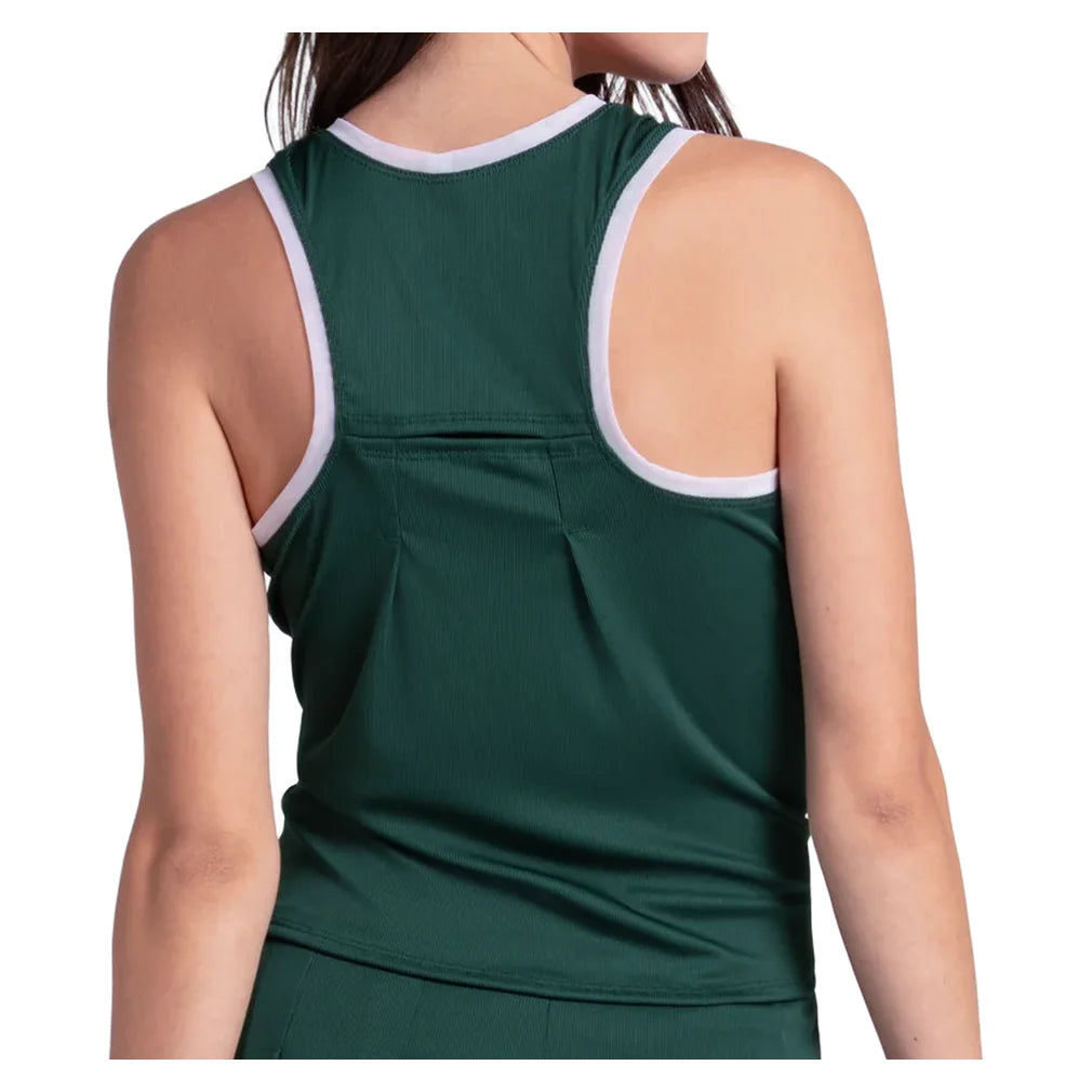 Women's Airplay Rib Tank Team Green, Lucky In Love, Pickleball Express, CX182-300-1