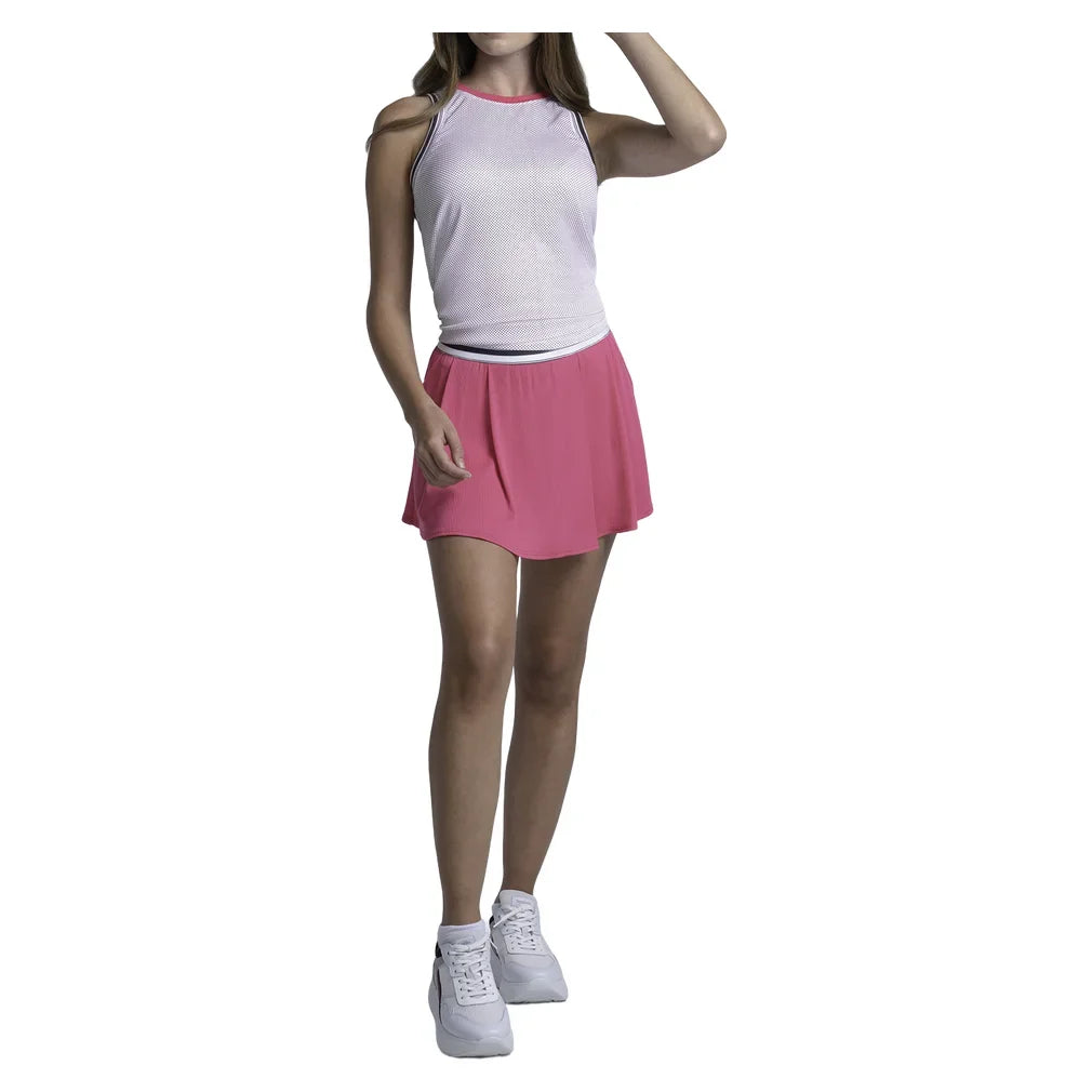 Women's Game Point Tennis Tank White, Lucky In Love, Tennis Express, CX198-09H110-3