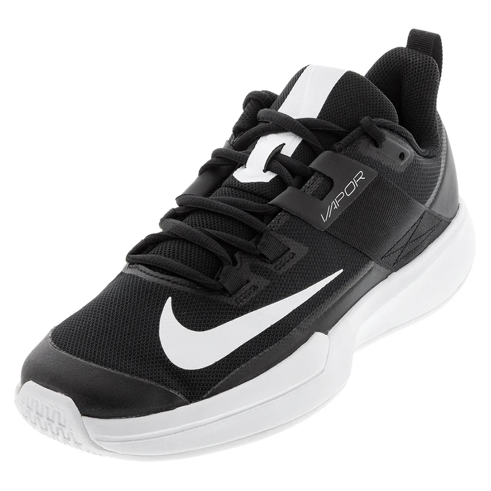 Men's Court Vapor Lite Court Shoes Black and White