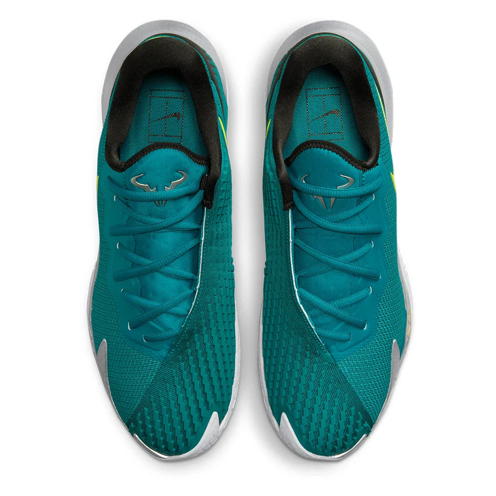 Men's Rafa Zoom Vapor Cage 4 Court Shoes Bright Spruce and Atomic Green