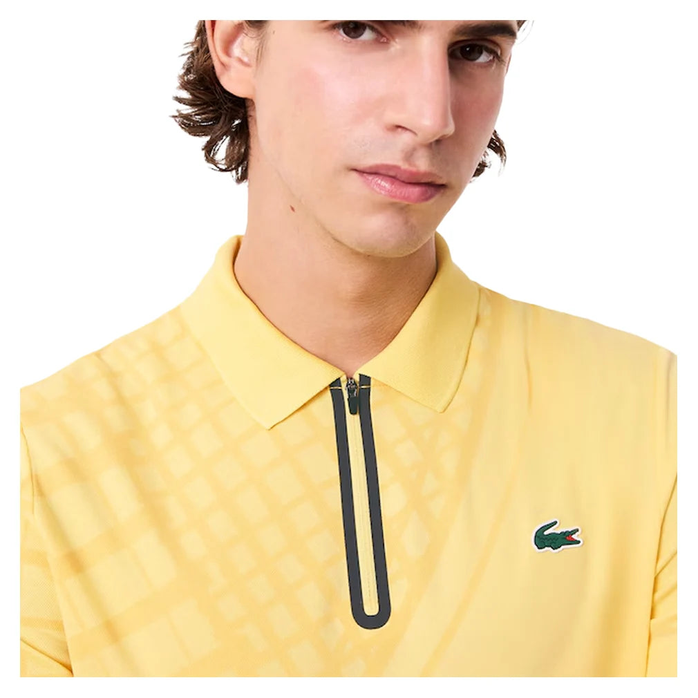 Men`s Grigor Dimitrov On Court Players Polo Yellow