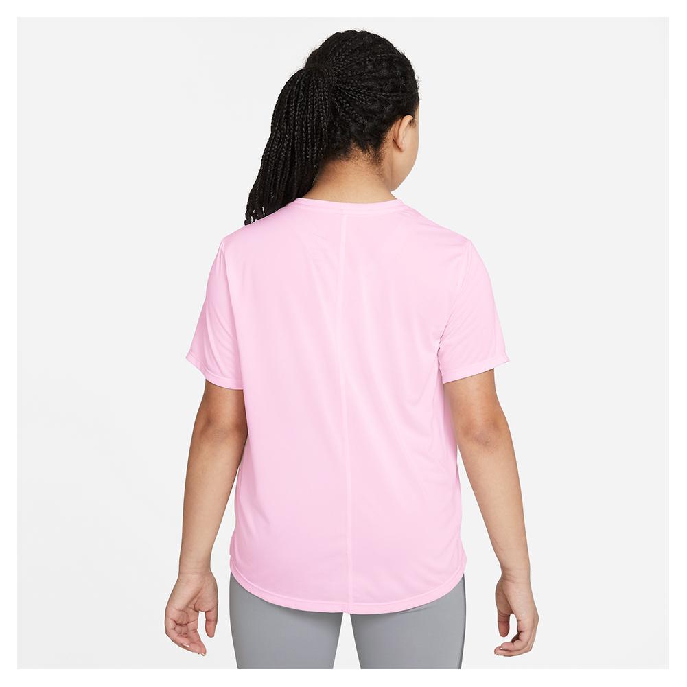 Girls' Dri-FIT One Short-Sleeve Top (Extended Size)