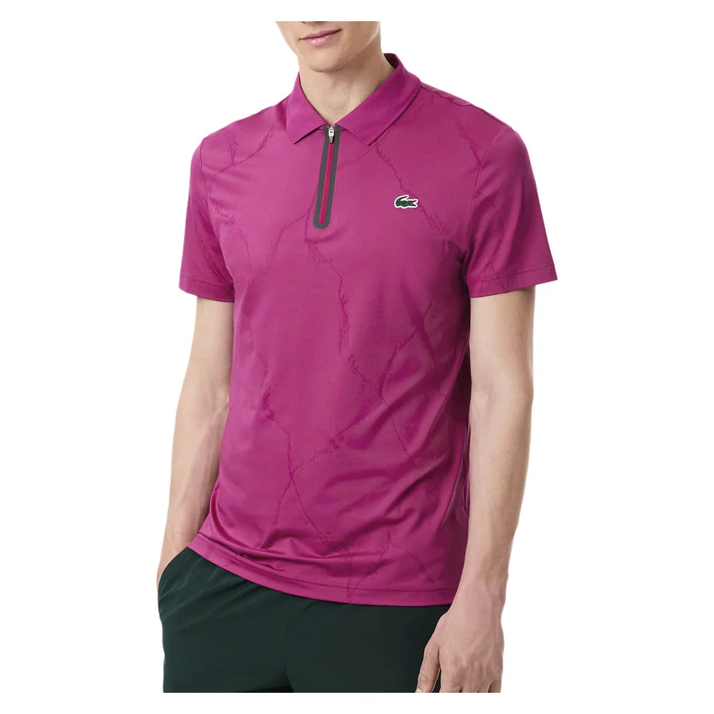 Men's Players Polo, Lacoste, Pickleball Express, DH6745-F26-3