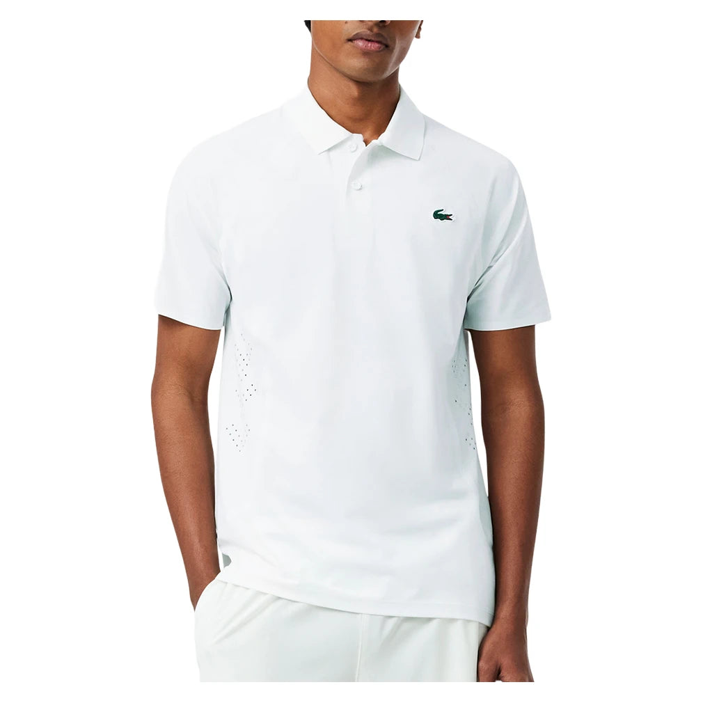 Men's Novak Djokovic On-Court Polo White
