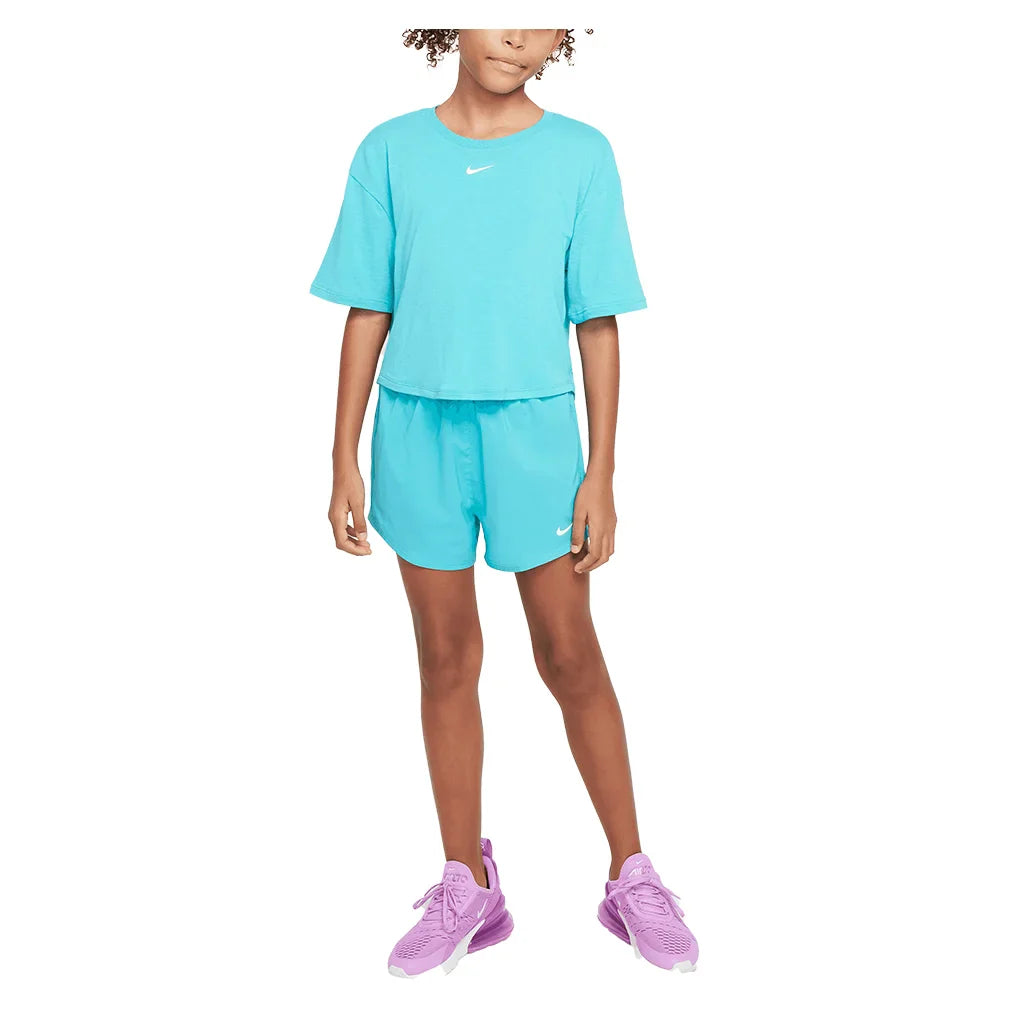 Girls' Dri-FIT High-Waisted Woven 3 Inch Training Shorts