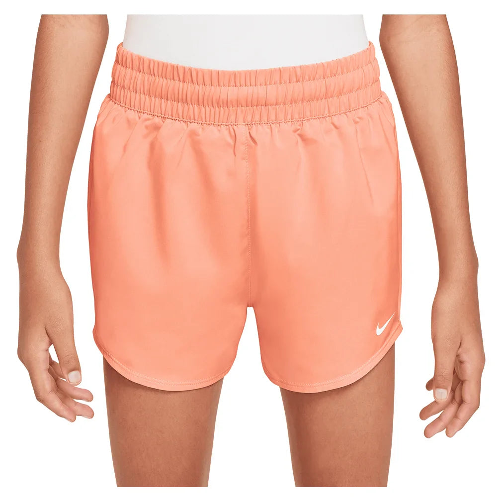 Girls' Dri-FIT High-Waisted Woven 3 Inch Training Shorts