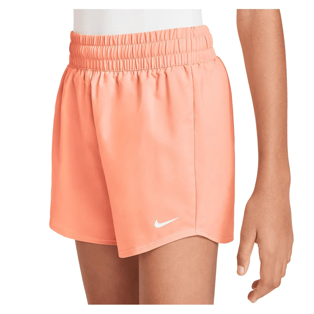 Girls' Dri-FIT High-Waisted Woven 3 Inch Training Shorts