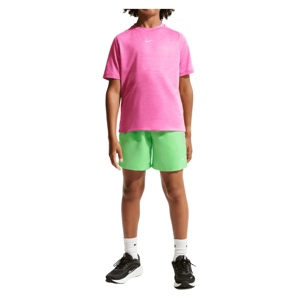 Boys' Dri-Fit Woven Shorts Illusion Green and White, Nike, Pickleball Express, DX5382-336H26-2