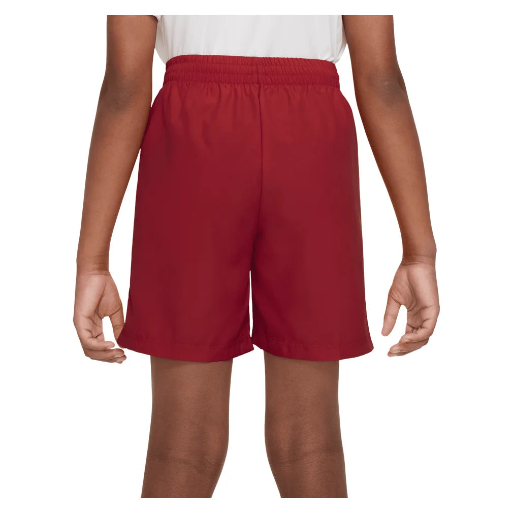 Boys' Dri-Fit Woven Shorts Tough Red and White, Nike, Pickleball Express, DX5382-608H26-1