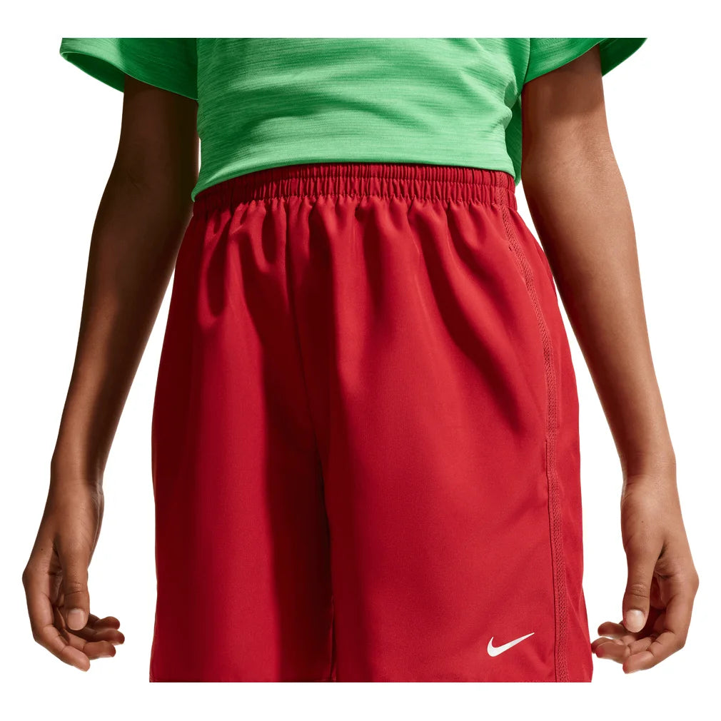Boys' Dri-Fit Woven Shorts Tough Red and White, Nike, Pickleball Express, DX5382-608H26-2