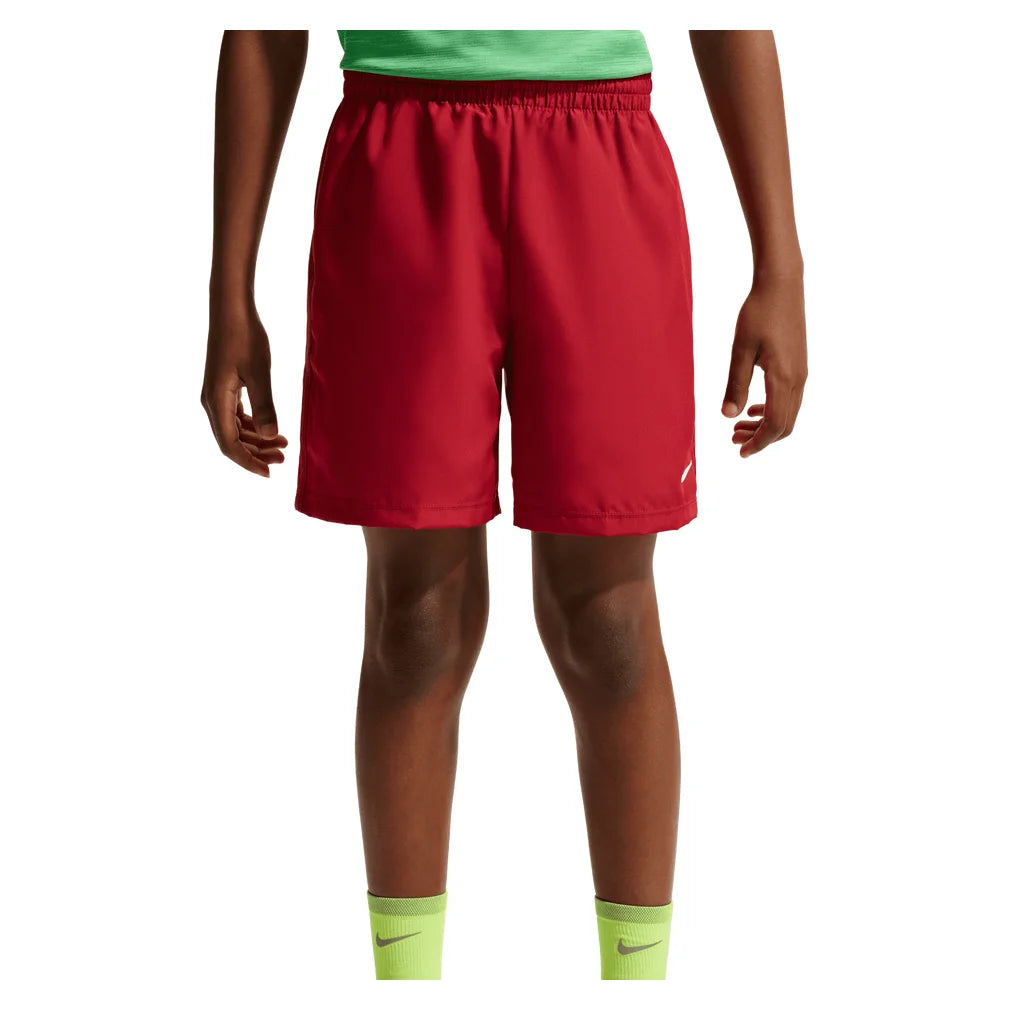 Boys' Dri-Fit Woven Shorts Tough Red and White, Nike, Pickleball Express, DX5382-608H26-3