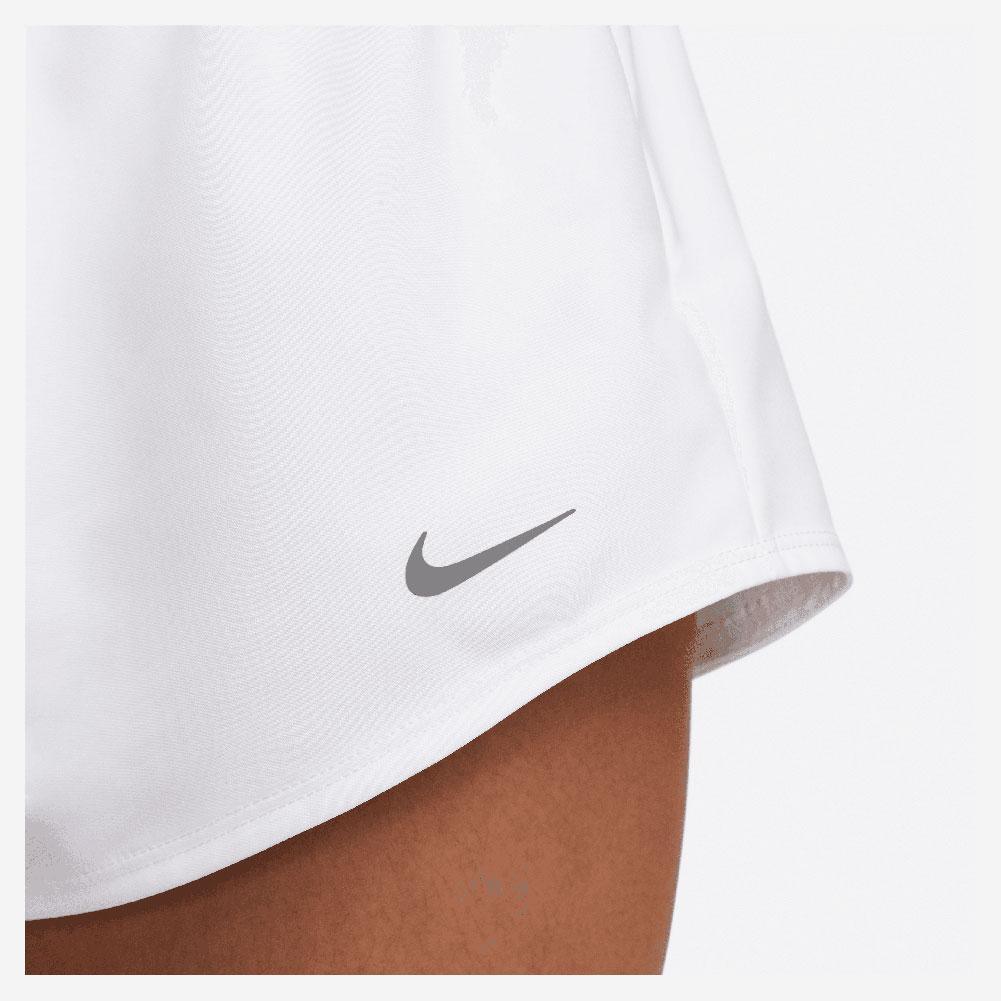 Womens One Dri-FIT Mid-Rise 3-inch Shorts White