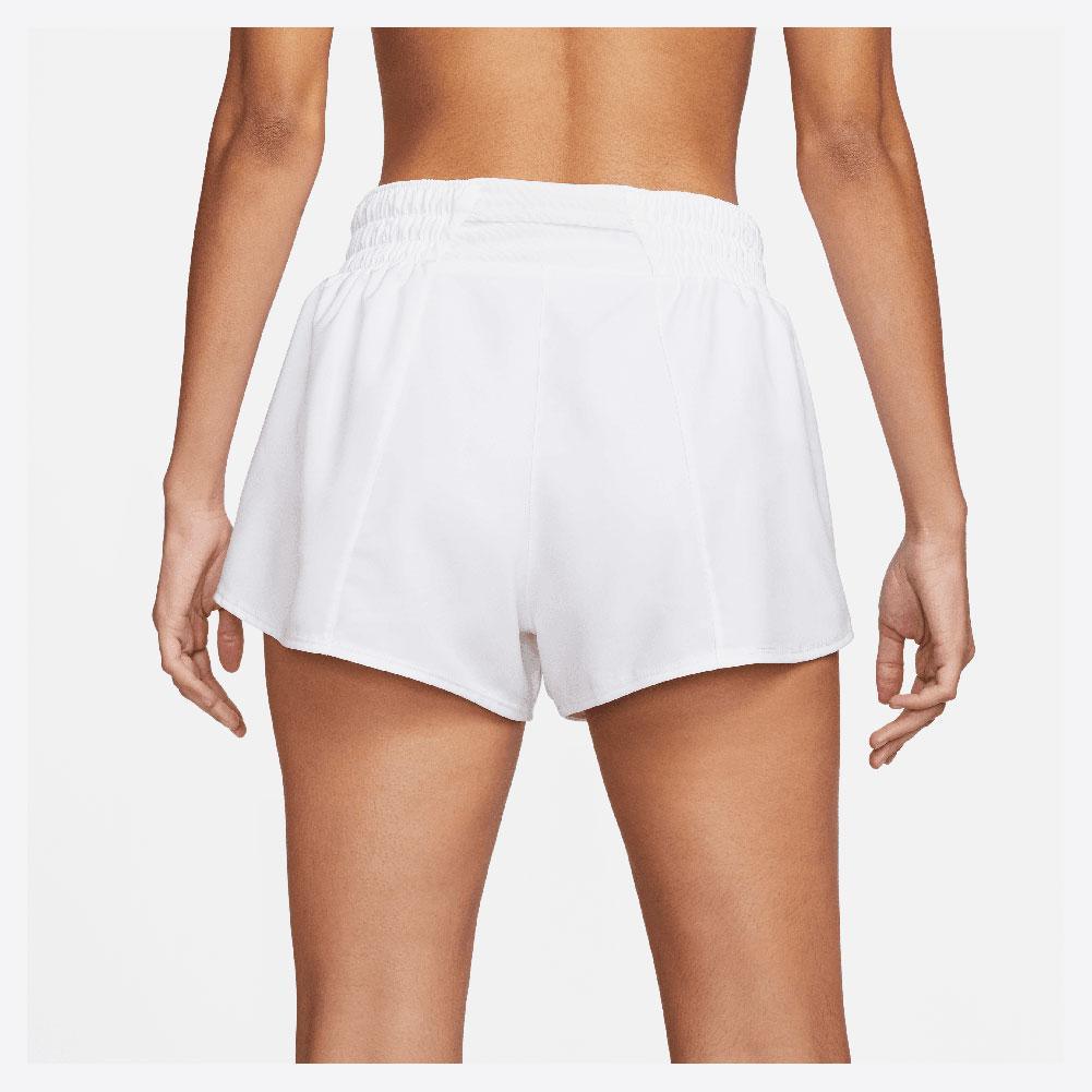 Womens One Dri-FIT Mid-Rise 3-inch Shorts White