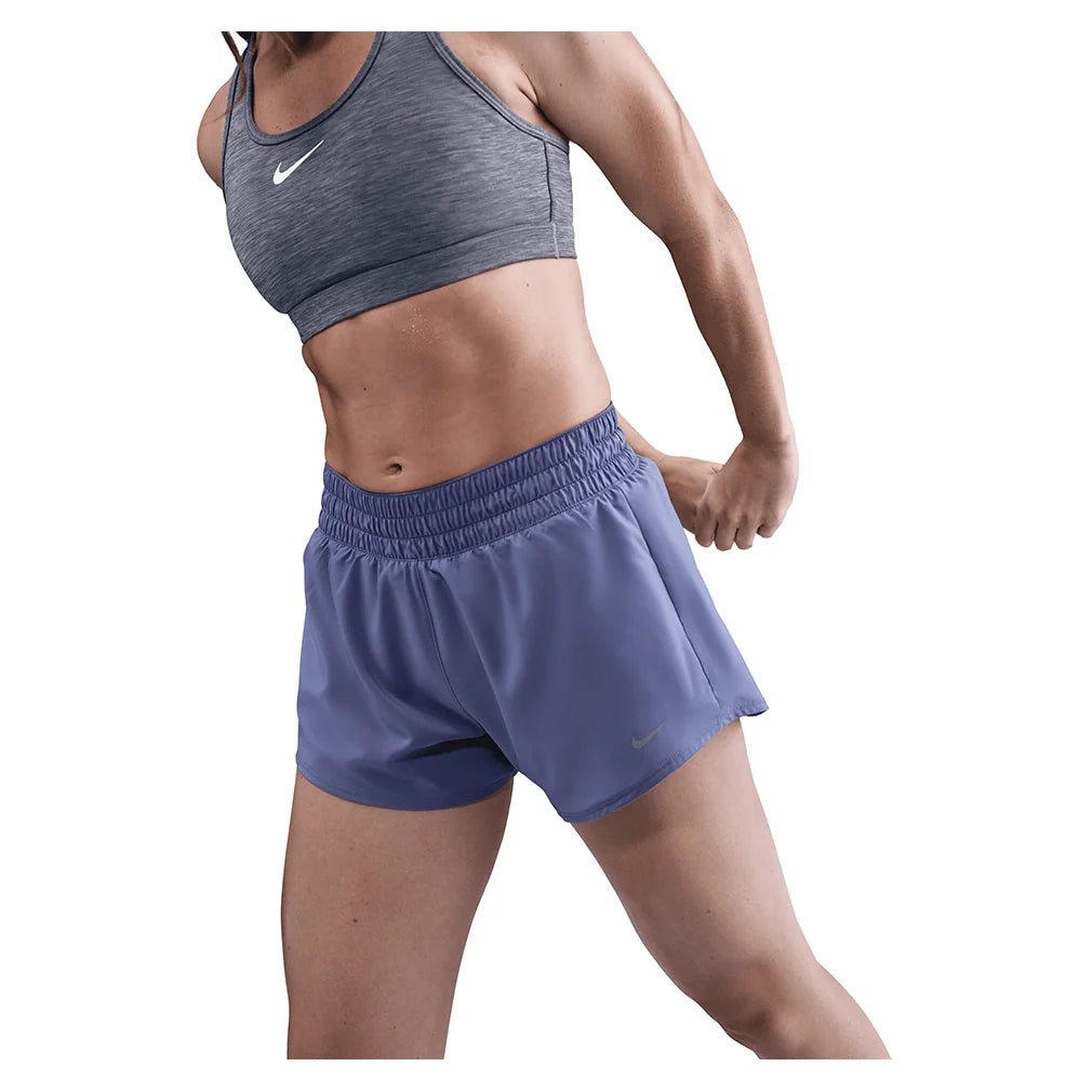 Women's One Dri-FIT Mid-Rise 3 Inch Brief-Lined Shorts