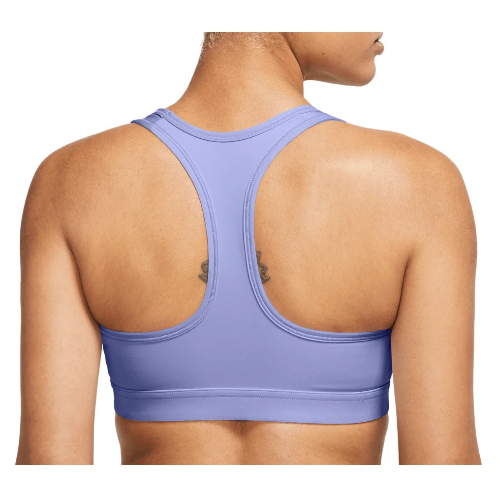 Women's Swoosh Medium Support Padded Sports Bra Purple Pulse and White, Nike, Pickleball Express, DX6821-580H26-1