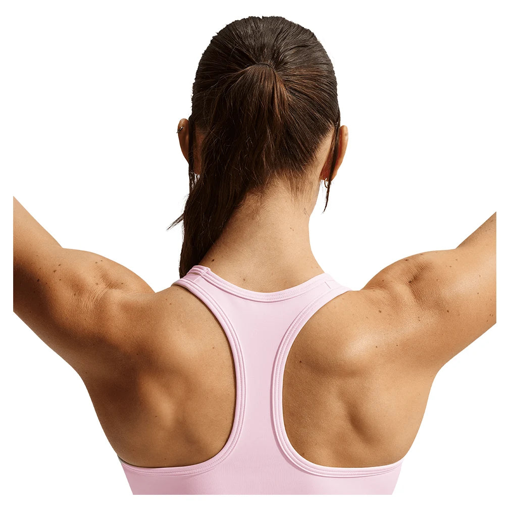 Women's Swoosh Medium Support Padded Sports Bra Pink Foam and Stone Mauve