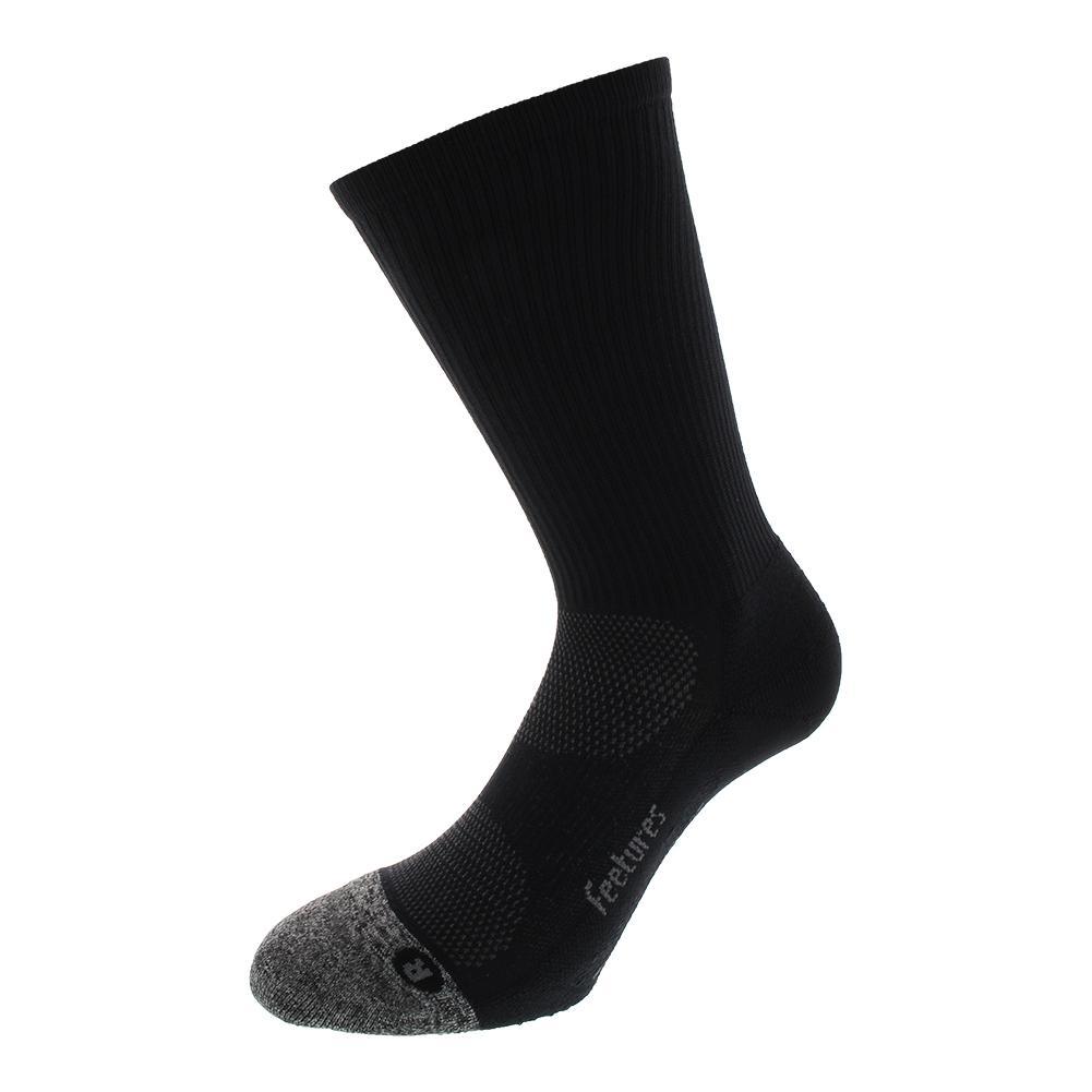 Elite Light Cushion Mini Crew Socks Black