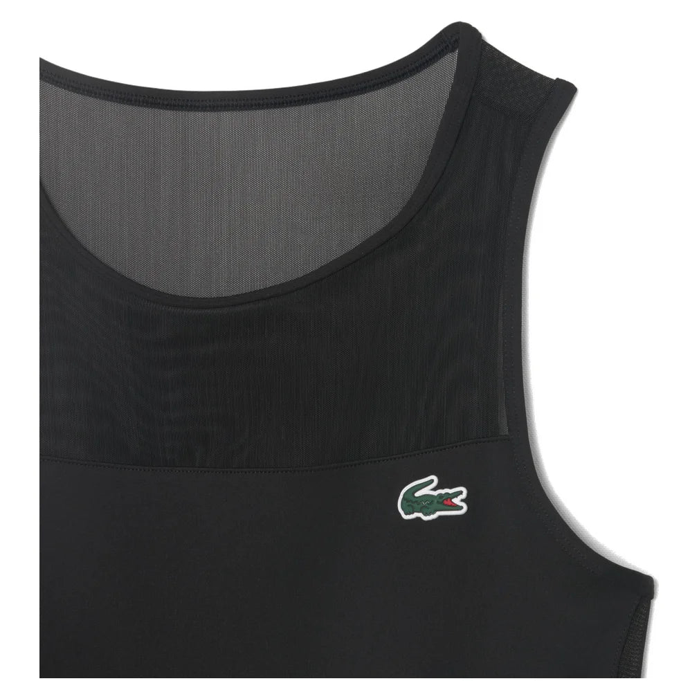 Women's Players Dress Black, Lacoste, Pickleball Express, EF6876-031F26-1