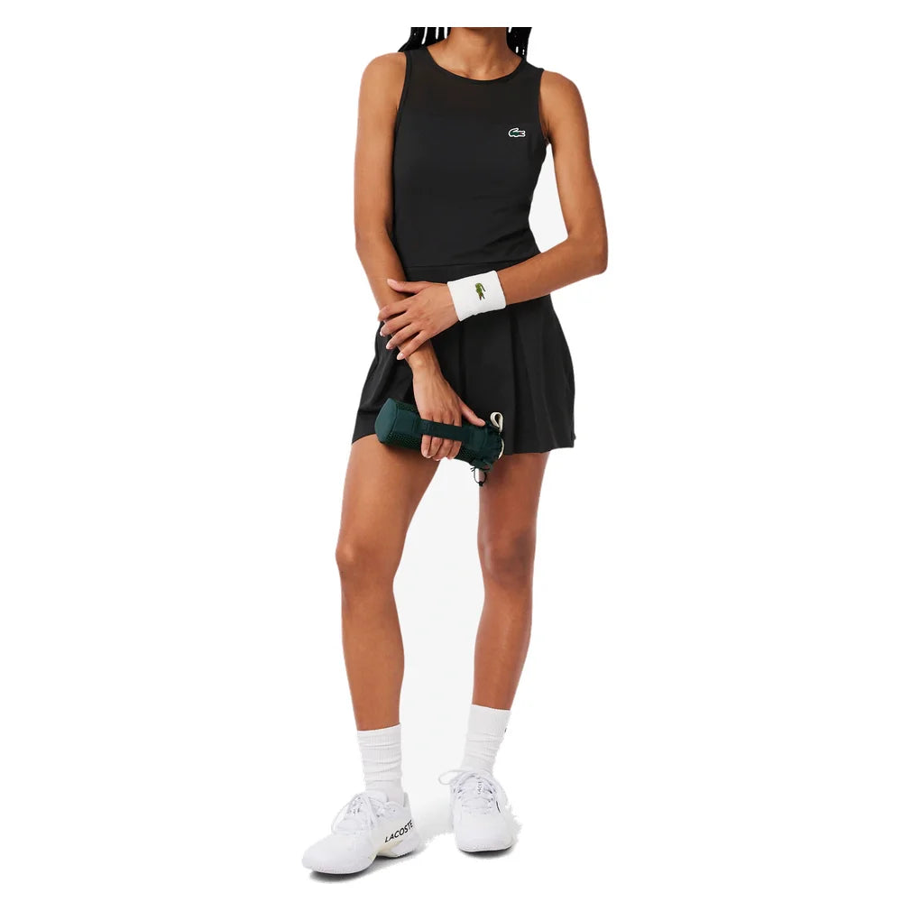 Women's Players Dress Black, Lacoste, Pickleball Express, EF6876-031F26-4