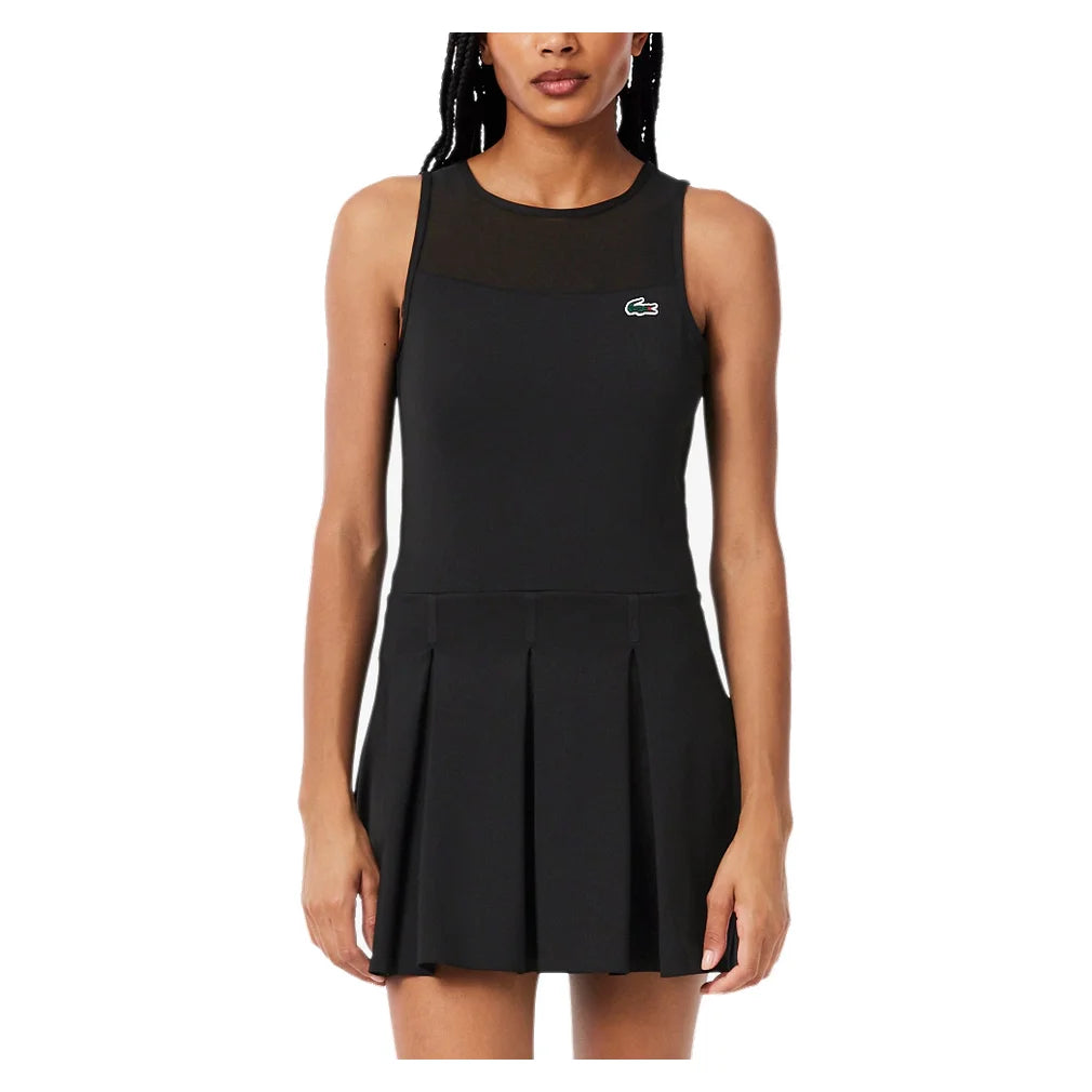 Women's Players Dress Black, Lacoste, Pickleball Express, EF6876-031F26-6