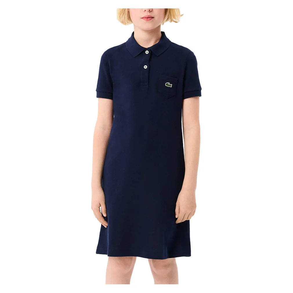 Girls' Polo Style Cotton Dress