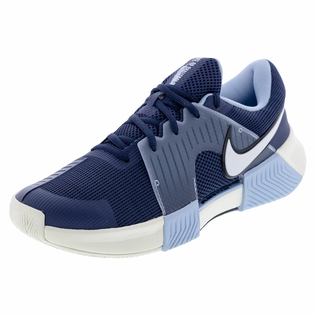 Men's Zoom GP Challenge 1 Court Shoes Midnight Navy and White