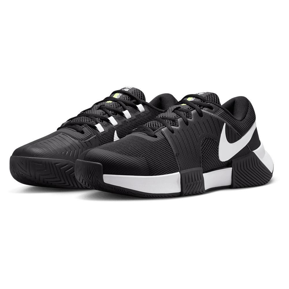 Women's Zoom GP Challenge 1 Shoes Black and White