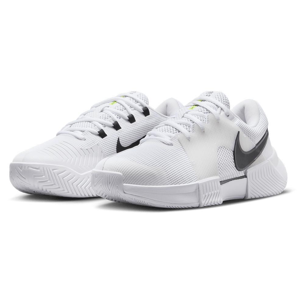 Women's Zoom GP Challenge 1 Court Shoes White and Black