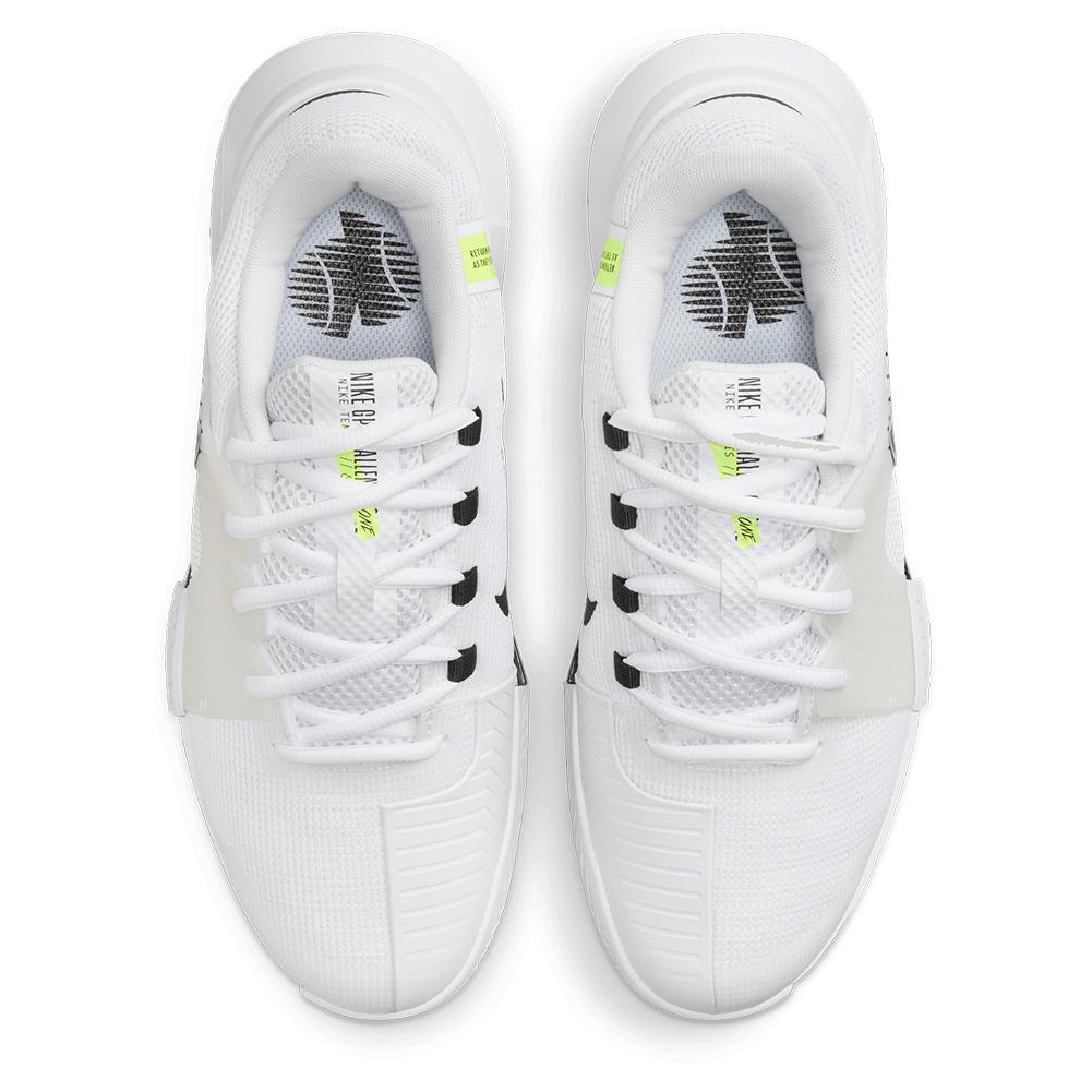 Women's Zoom GP Challenge 1 Court Shoes White and Black
