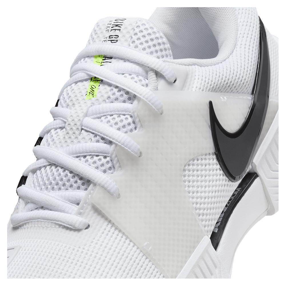 Women's Zoom GP Challenge 1 Court Shoes White and Black