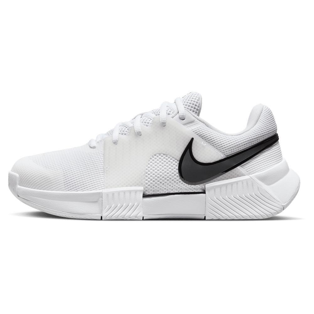 Women's Zoom GP Challenge 1 Court Shoes White and Black